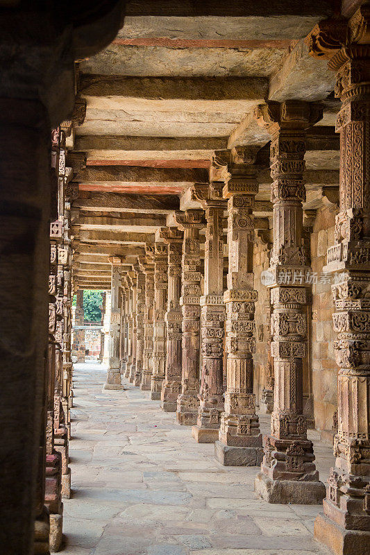 在德里的Qutub Minar